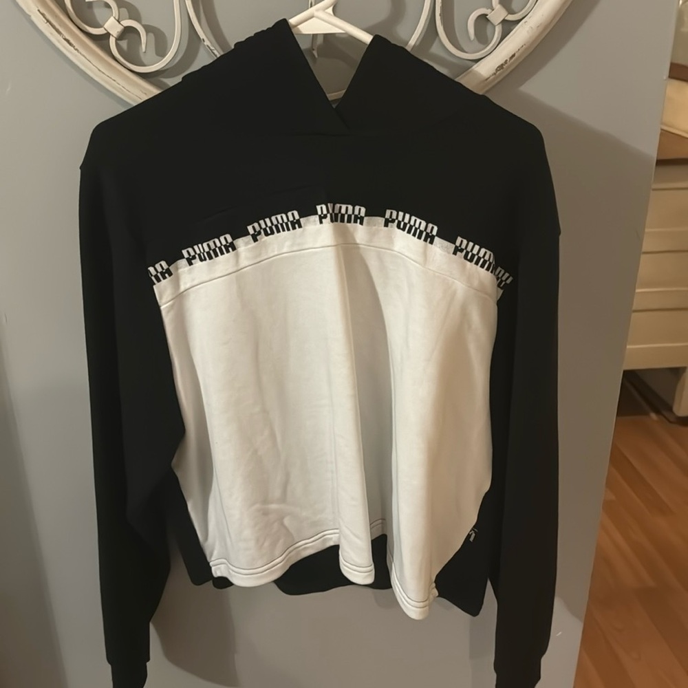 Puma cropped hoodie.